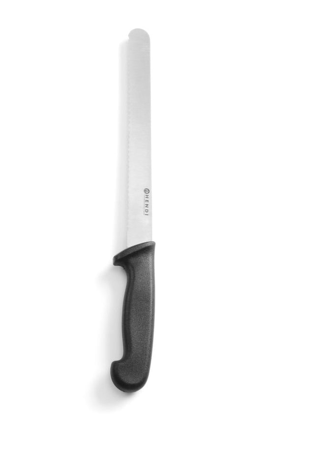 HENDI Brotmesser – Schwarz – 380 mm – Produktansicht