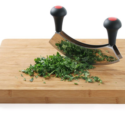 HENDI Wiegemesser – Doppelklinge – Schwarz – 215 × 150 mm – weitere Produktansicht