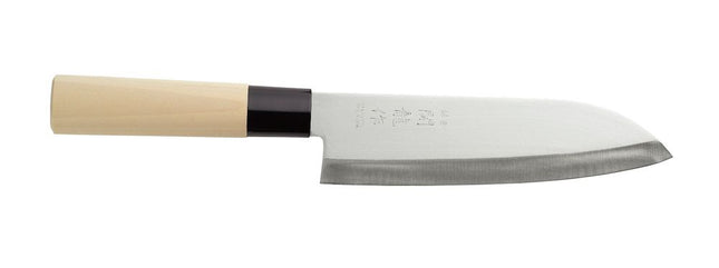 HENDI Japanisches Messer Santoku – Holz hell – 290 mm – Produktansicht