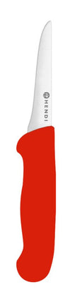 HENDI Ausbeinmesser –  130 mm –  HACCP – Profi Line – Rot – L 261 mm  – Produktansicht