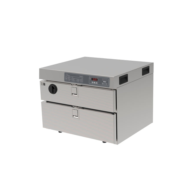 Rieber thermomat® 1/1 - 2 Schubladen quer – Perspektivansicht