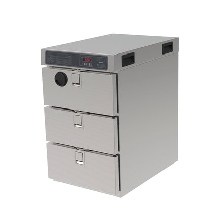 Rieber thermomat® 1/1 - 3 Schubladen längs – Perspektivansicht