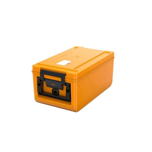 Rieber thermoport® K 100 beheizt – orange – Perspektivansicht