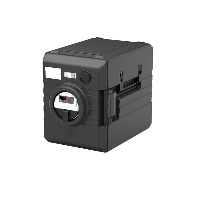Rieber thermoport® K 1000 umluftbeheizt-schwarz – Perspektivansicht