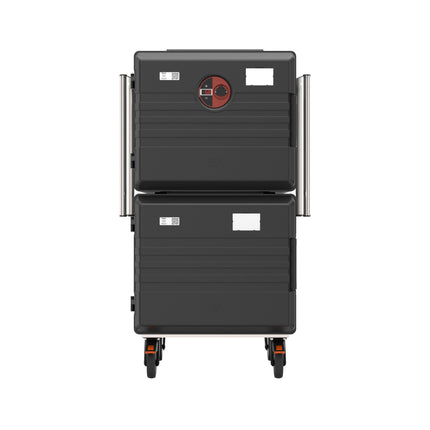 Rieber thermoport® K 2x6000 D-FLAT unb&b-schwar – Frontansicht