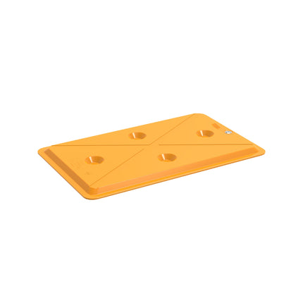 Rieber GN-Kühlpellet Kunststoff 1/1 - orange – Perspektivansicht