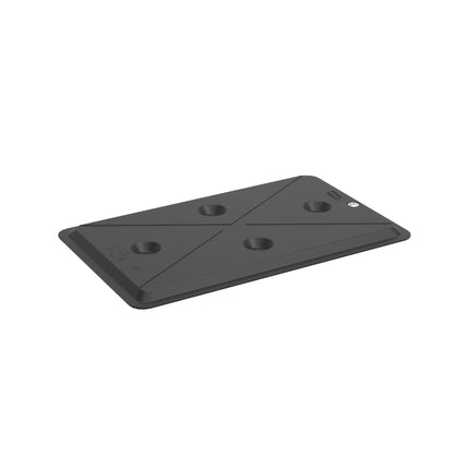 Rieber GN-Kühlpellet Kunststoff 1/1- schwarz – Perspektivansicht