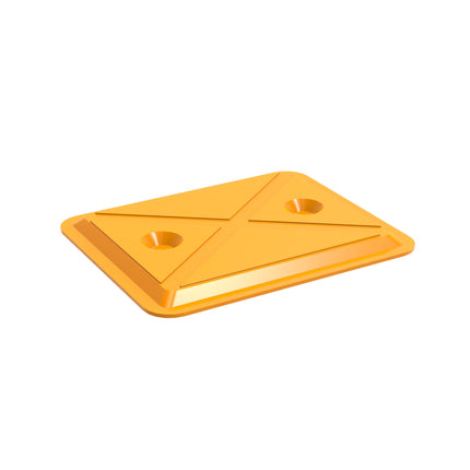 Rieber GN-Kühlpellet Kunststoff 1/2 - orange – Perspektivansicht