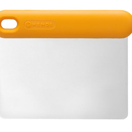 HENDI Pizzaschaber heavy-duty – designed by Robert Bronwasser – Orange – 130 × 95 × H 13 mm – Produktansicht
