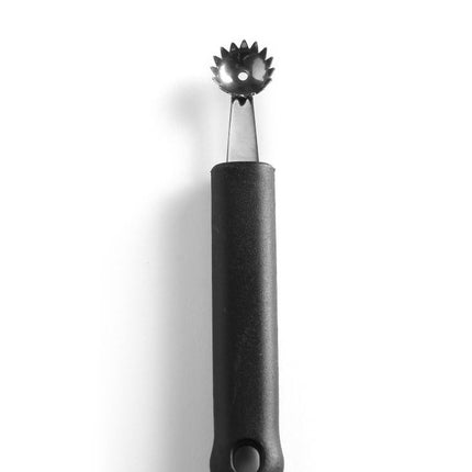 HENDI Kugelausstecher geriffelt – Schwarz – 150 mm – Produktansicht