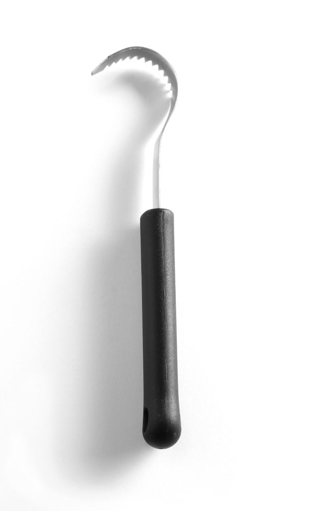 HENDI Butterroller - gezackt – Schwarz – 194 mm – Produktansicht