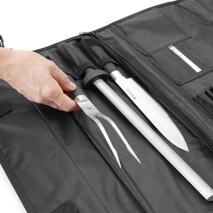HENDI Messertransporttasche – Schwarz – 510 × 50 × 170 mm – weitere Produktansicht