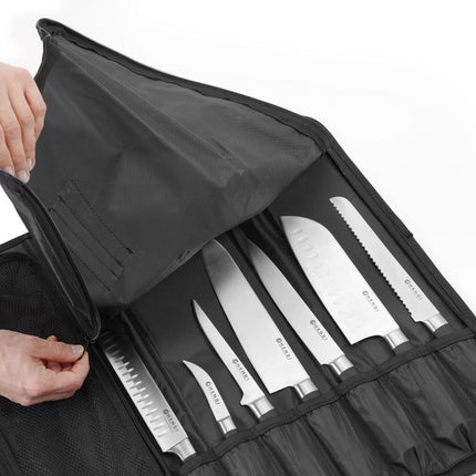 HENDI Messertransporttasche – Schwarz – 510 × 50 × 170 mm – weitere Produktansicht