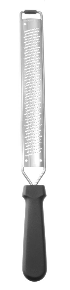 HENDI Zester – designed by Robert Bronwasser – fein – Schwarz – 36 × 395 mm – Produktansicht