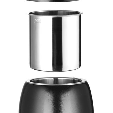 HENDI Suppenkessel – Kitchen Line – 8 l – Schwarz – 230 V / 400 W – Ø 330 × H 363 mm – weitere Produktansicht