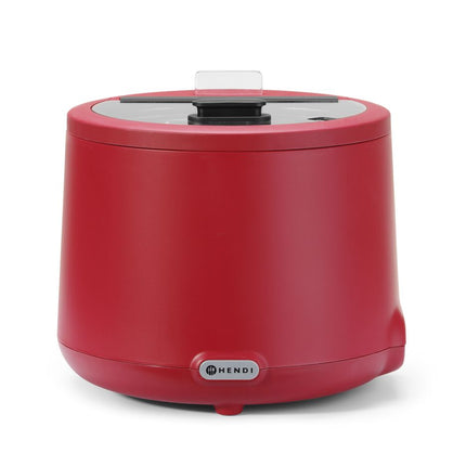 HENDI Suppenkessel UNIQ – designed by Robert Bronwasser – 8 l – Rot – 230 V / 500 W – Ø 365 × H 325 mm – weitere Produktansicht