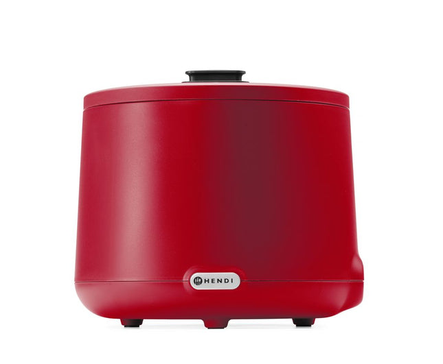 HENDI Suppenkessel UNIQ – designed by Robert Bronwasser – 8 l – Rot – 230 V / 500 W – Ø 365 × H 325 mm – Produktansicht