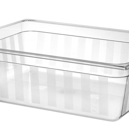 HENDI Gastronorm-Behälter 2 / 1 – GN 2 / 1 – 58 l – Transparent – 650 × 530 × 200 mm – weitere Produktansicht