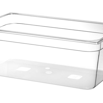 HENDI Gastronorm-Behälter 1 / 1 – Profi Line – GN 1 / 1 – 24 l – Transparent – 530 × 325 × 200 mm – weitere Produktansicht