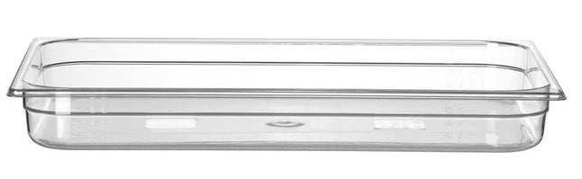 HENDI Gastronorm-Behälter 1 / 1 – Profi Line – GN 1 / 1 – 9 l – Transparent – 530 × 325 × 65 mm – Produktansicht