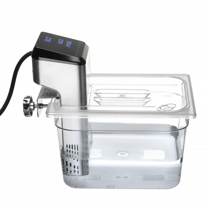 HENDI Gastronorm-Deckel mit Sous-Vide-Stab-Aussparung – GN 1 / 2 – Transparent – 265 × 325 mm – weitere Produktansicht