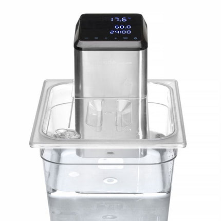 HENDI Gastronorm-Deckel mit Sous-Vide-Stab-Aussparung – GN 1 / 2 – Transparent – 265 × 325 mm – weitere Produktansicht