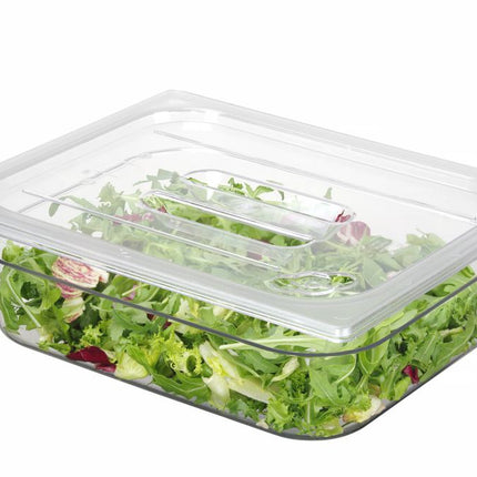 HENDI Gastronorm-Behälter 1 / 2 – Profi Line – GN 1 / 2 – 6.5 l – Transparent – 325 × 265 × 100 mm – weitere Produktansicht