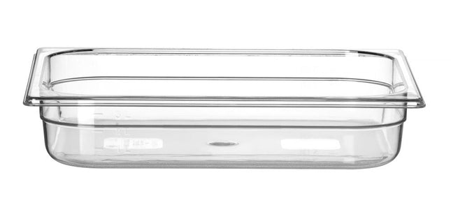 HENDI Gastronorm-Behälter 1 / 2 – Profi Line – GN 1 / 2 – 4 l – Transparent – 325 × 265 × 65 mm – Produktansicht