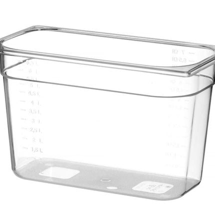 HENDI Gastronorm-Behälter 1 / 3 – Profi Line – GN 1 / 3 – 7.8 l – Transparent – 325 × 176 × 200 mm – weitere Produktansicht