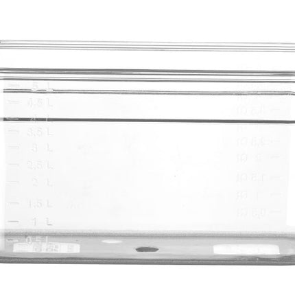 HENDI Gastronorm-Behälter 1 / 3 – Profi Line – GN 1 / 3 – 5.7 l – Transparent – 325 × 176 × 150 mm – Produktansicht