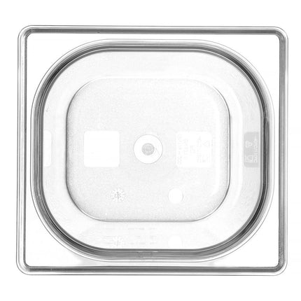 HENDI Gastronorm-Behälter 1 / 6 – Profi Line – GN 1 / 6 – 3.4 l – Transparent – 176 × 162 × 200 mm – weitere Produktansicht