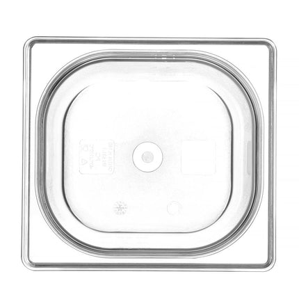 HENDI Gastronorm-Behälter 1 / 6 – Profi Line – GN 1 / 6 – 2.4 l – Transparent – 176 × 162 × 150 mm – weitere Produktansicht