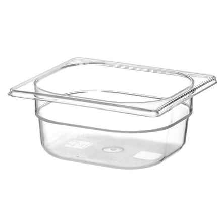 HENDI Gastronorm-Behälter 1 / 6 – Profi Line – GN 1 / 6 – 1 l – Transparent – 176 × 162 × 65 mm – weitere Produktansicht