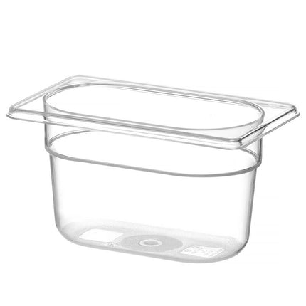 HENDI Gastronorm-Behälter 1 / 9 – Profi Line – GN 1 / 9 – 1 l – Transparent – 176 × 108 × 100 mm – weitere Produktansicht