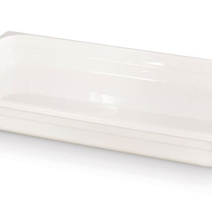 HENDI Gastronorm-Behälter 1 / 1 – GN 1 / 1 – 9 l – Weiß – 530 × 325 × 65 mm – Produktansicht
