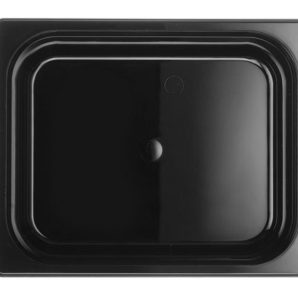 HENDI Gastronorm-Behälter 1 / 2 – Profi Line – GN 1 / 2 – 9.5 l – Schwarz – 325 × 265 × 150 mm – weitere Produktansicht