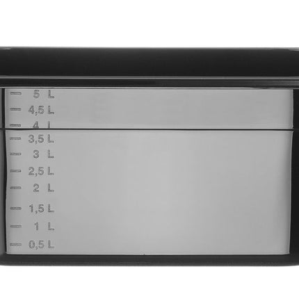 HENDI Gastronorm-Behälter 1 / 3 – Profi Line – GN 1 / 3 – 5.7 l – Schwarz – 325 × 176 × 150 mm – Produktansicht