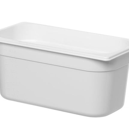 HENDI Gastronorm-Behälter 1 / 3 – GN 1 / 3 – 5.7 l – Weiß – 325 × 176 × 150 mm – weitere Produktansicht
