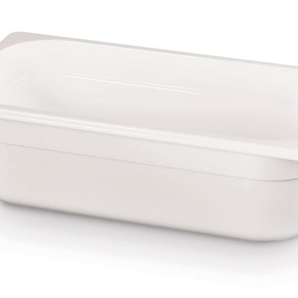 HENDI Gastronorm-Behälter 1 / 3 – GN 1 / 3 – 4 l – Weiß – 325 × 176 × 100 mm – Produktansicht