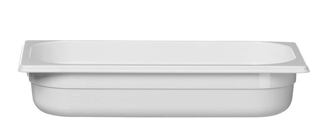 HENDI Gastronorm-Behälter 1 / 3 – GN 1 / 3 – 2.5 l – Weiß – 325 × 176 × 65 mm – Produktansicht