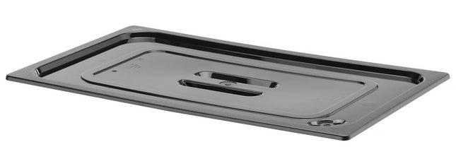 HENDI Gastronorm-Deckel – GN 1 / 1 – Schwarz – 530 × 325 mm – Produktansicht