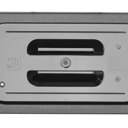 HENDI Gastronorm-Deckel – GN 1 / 3 – Schwarz – 325 × 176 mm – weitere Produktansicht