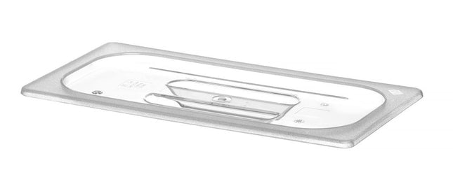 HENDI Gastronorm-Deckel – GN 1 / 3 – Transparent – 325 × 176 mm – Produktansicht
