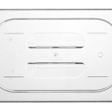 HENDI Gastronorm-Deckel – GN 1 / 4 – Transparent – 265 × 162 mm – weitere Produktansicht