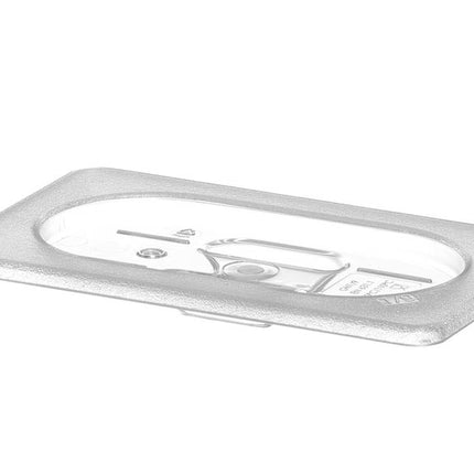 HENDI Gastronorm-Deckel – GN 1 / 9 – Transparent – 176 × 108 mm – Produktansicht