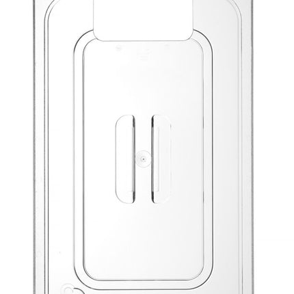 HENDI Gastronorm-Deckel mit Sous-Vide-Stab-Aussparung – GN 1 / 1 – Transparent – 530 × 325 mm – Produktansicht
