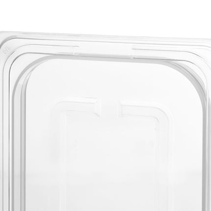HENDI Deckel für GN-Behälter – Kitchen Line – GN 1/4 – Transparent – 265 × 162 mm  – Detailansicht