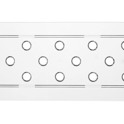 HENDI Perforiertes Abtropfgitter für Gastronorm-Behälter aus Polycarbonat – Profi Line – GN 1 / 3 – Transparent – 266 × 116 mm – weitere Produktansicht