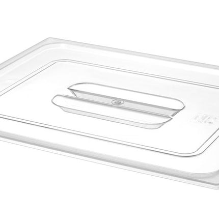 HENDI Gastronorm-Deckel – GN 2 / 1 – Transparent – 650 × 530 mm – Produktansicht