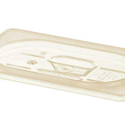 HENDI Gastronorm Deckel – hochtemperaturbeständig – GN 1 / 9 – Transparent – 176 × 108 mm – Produktansicht